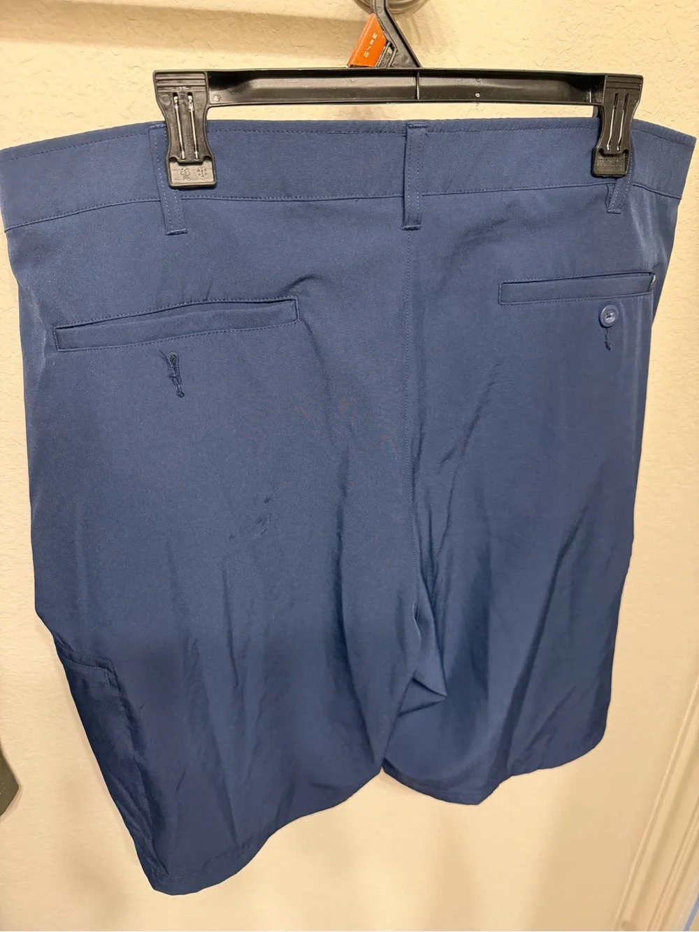 Birdie Bound Men's Navy Athletic Performance Shorts with Pockets size 40